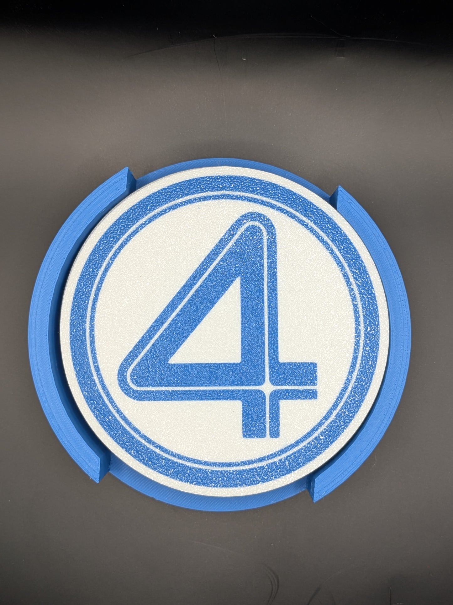 Fantastic Four Inspired 3D Printed Coasters – Superhero Home Decor | Marvel Fan Gift | Set of 4